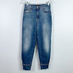 Pinko straight leg jeans size 25